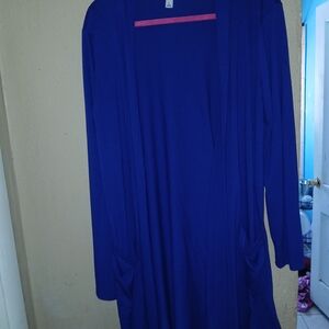 Zenana Outfitters Blue Cardigan